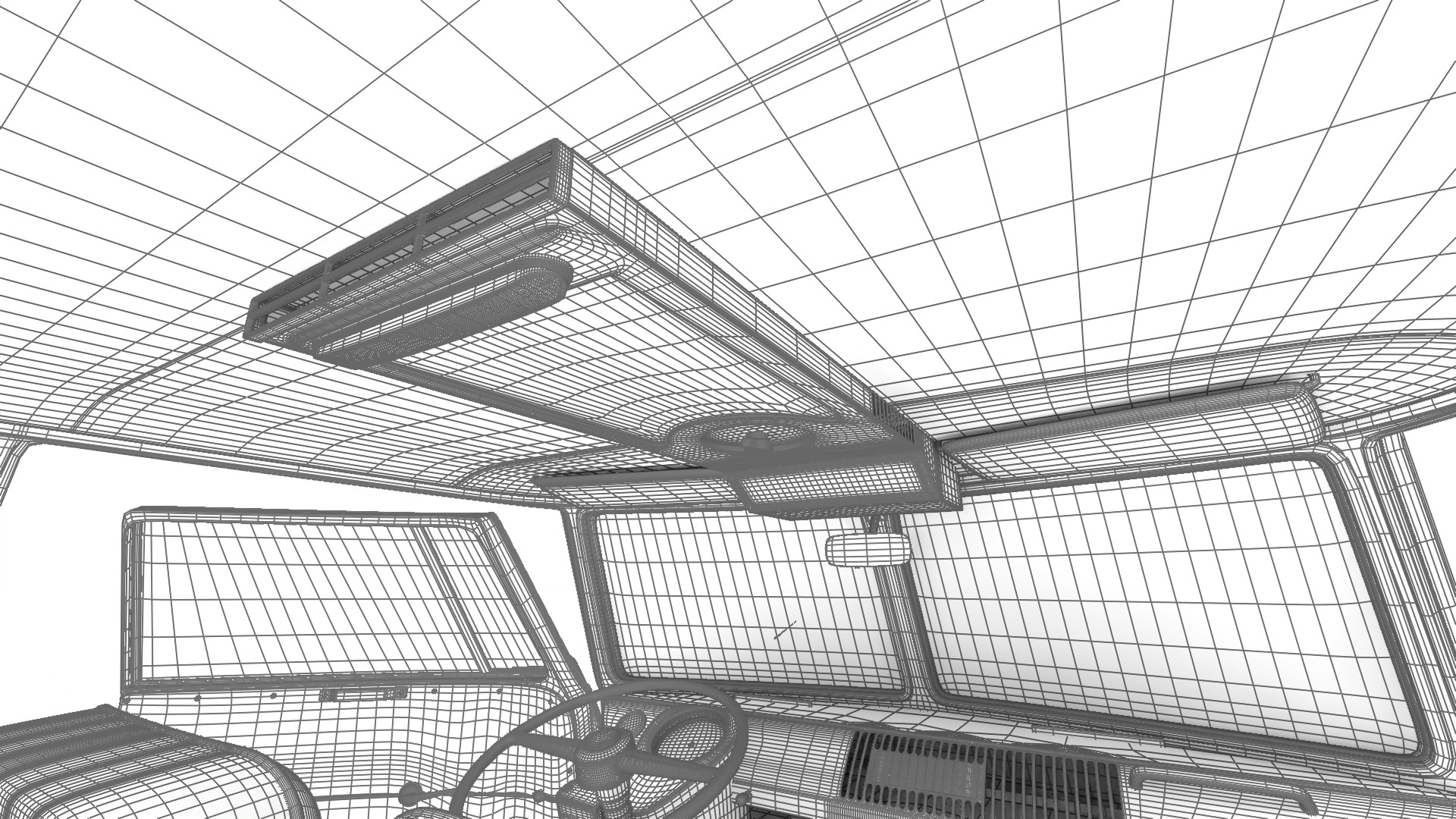 Volkswagen T1 Panel Van 1950 HQ 3d model 3D model_49