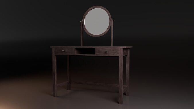 Dressing Table Free low-poly 3D model