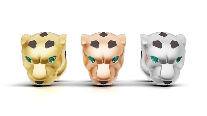 Cartier Panther Earring 3D print model