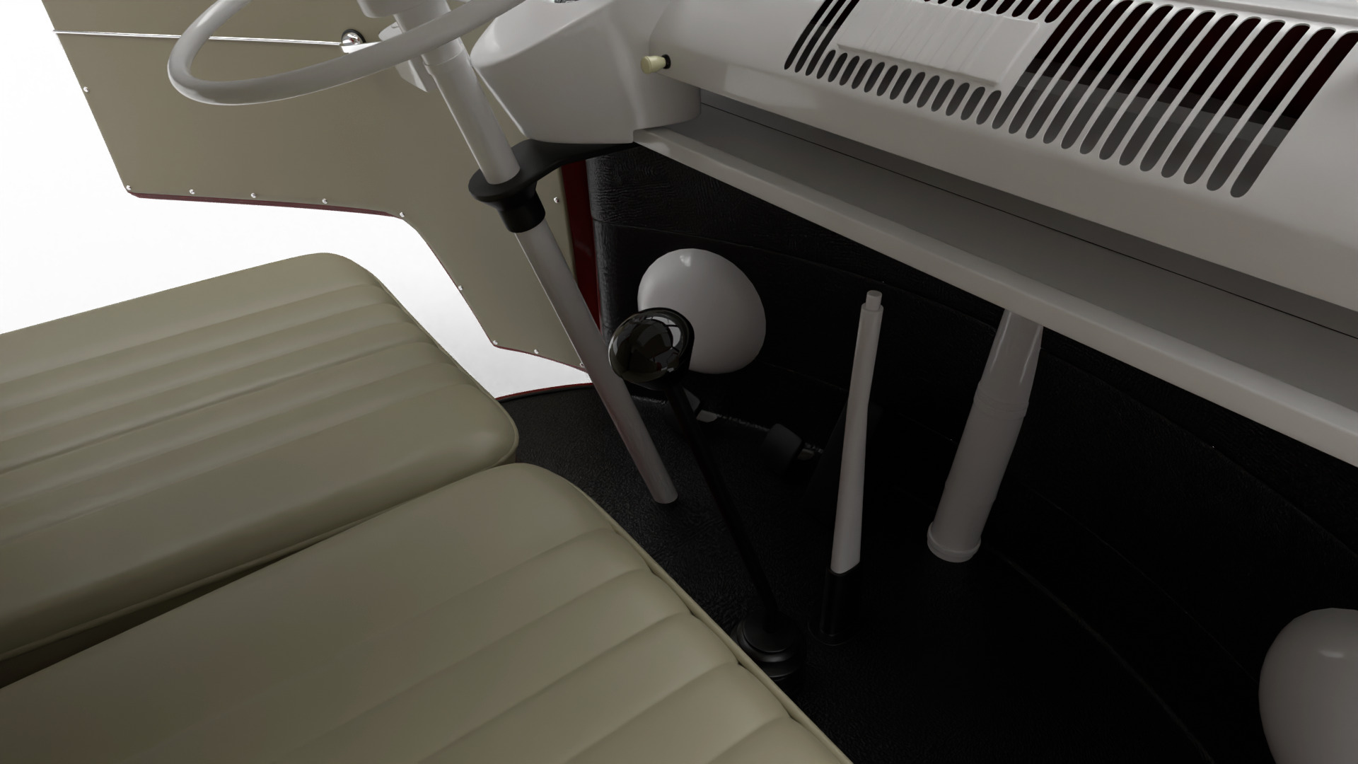 Volkswagen T1 Panel Van 1950 HQ 3d model 3D model_23