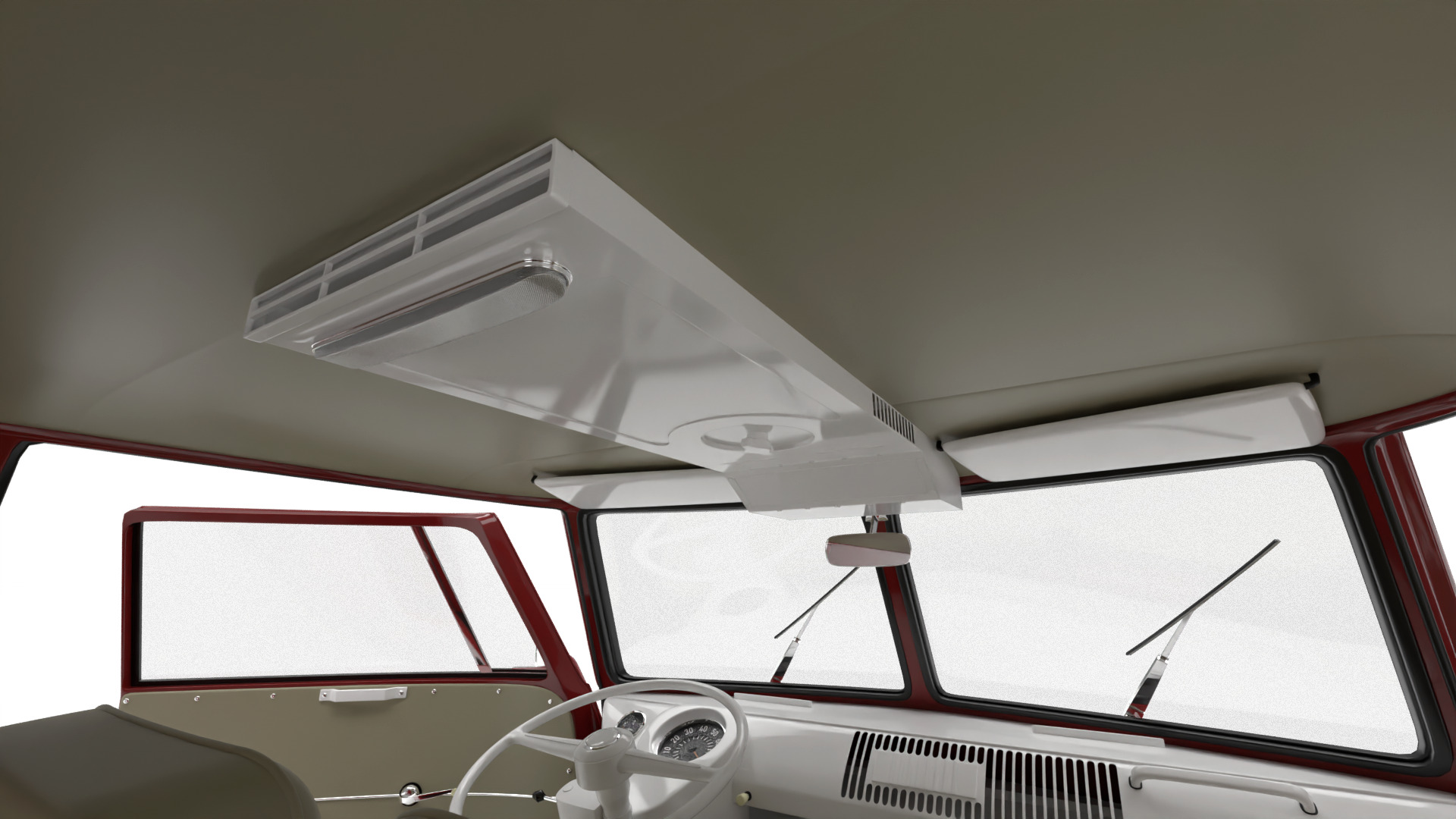 Volkswagen T1 Panel Van 1950 HQ 3d model 3D model_24