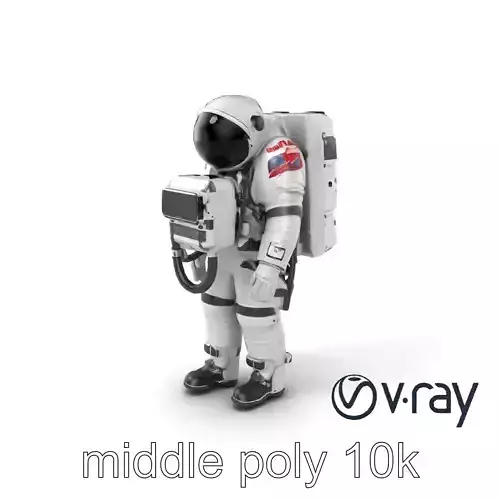 NASA EMU Extravehicular Suit model pack