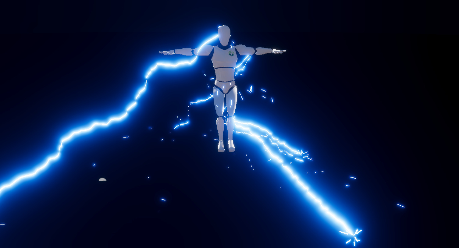 Unity VFX Graph - Electric and Collision Sparks 3D model_4