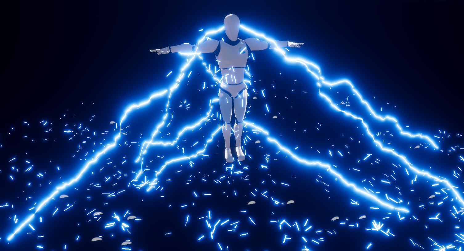 Unity VFX Graph - Electric and Collision Sparks 3D model_3
