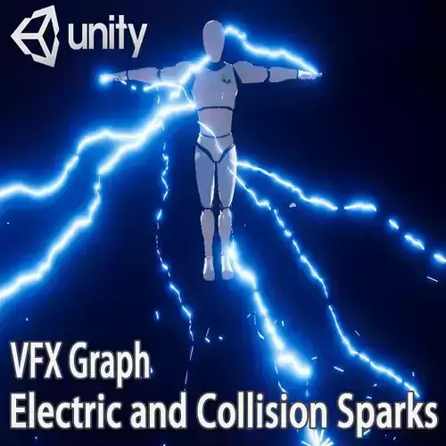 Unity VFX Graph - Electric and Collision Sparks 3D model Unity VFX Graph - Electric and Collision Sparks 3D model