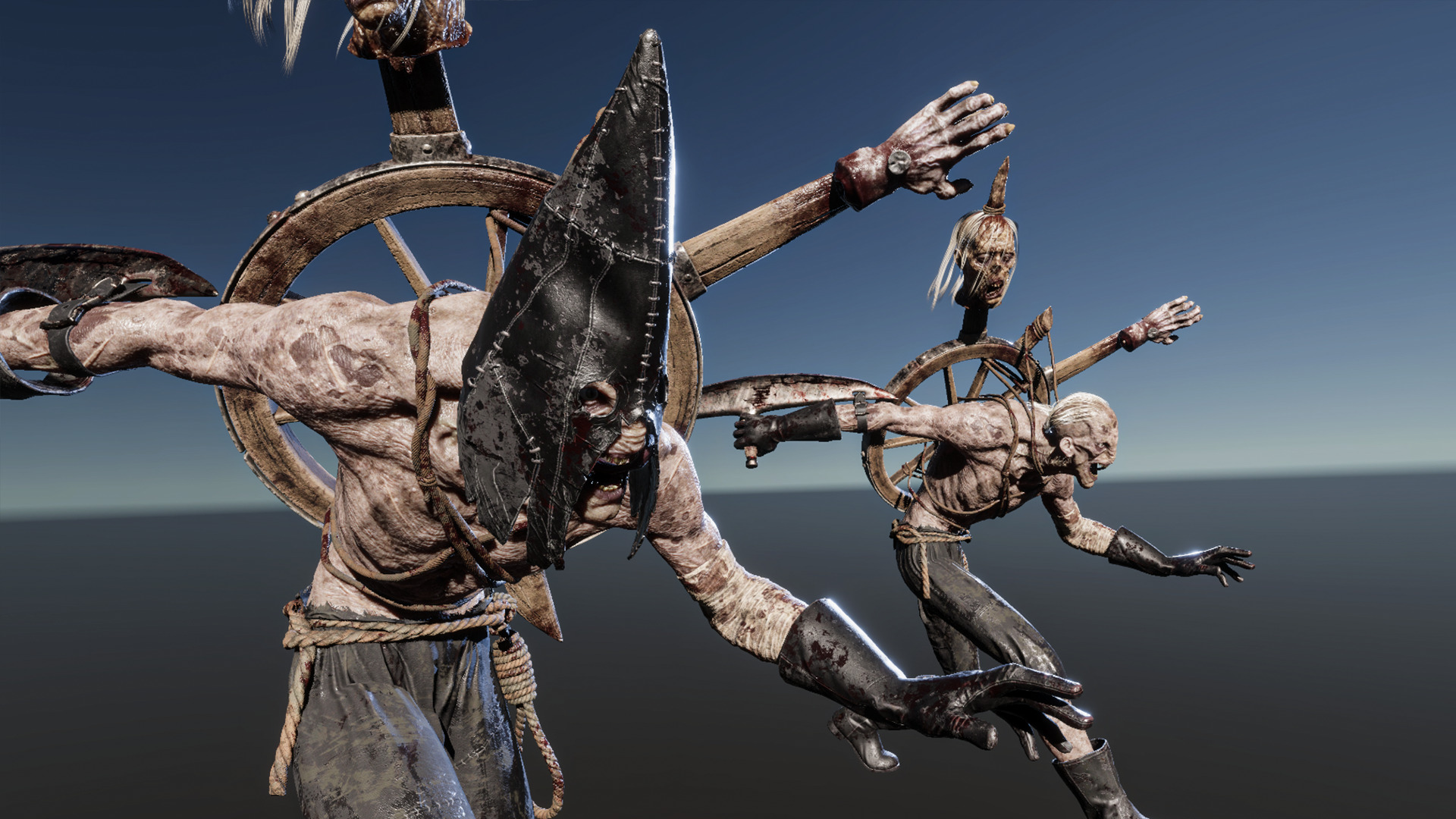 Undead Executioner - Rigged and Animated Low-poly 3D model_22