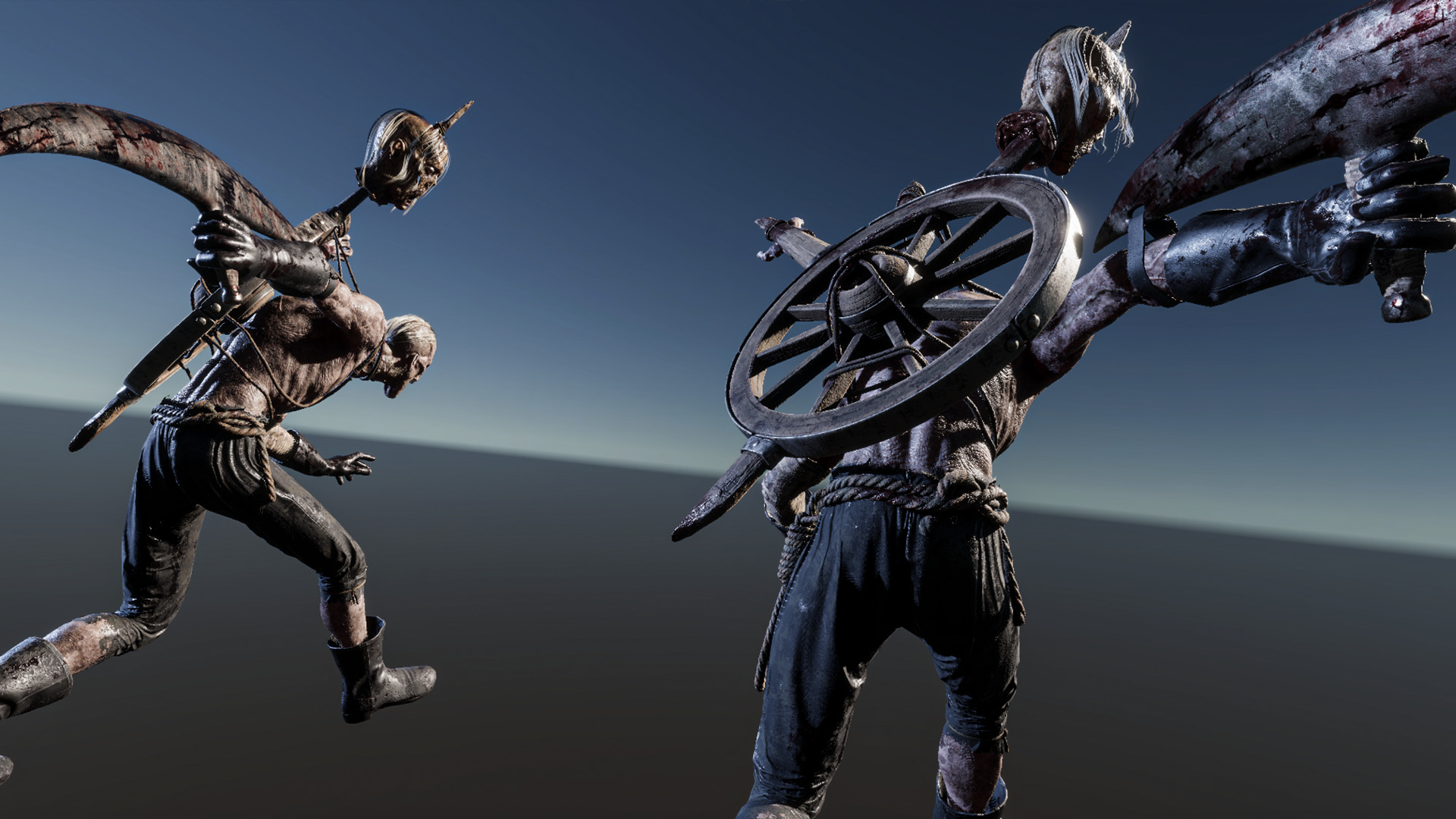 Undead Executioner - Rigged and Animated Low-poly 3D model_25