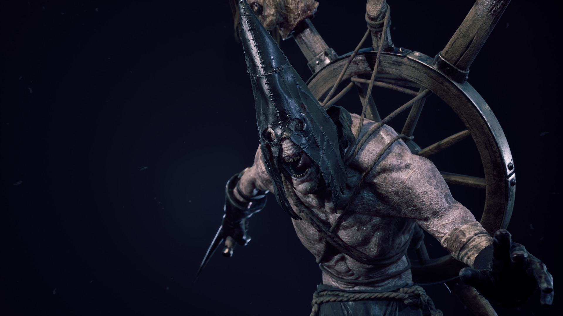 Undead Executioner - Rigged and Animated Low-poly 3D model_8