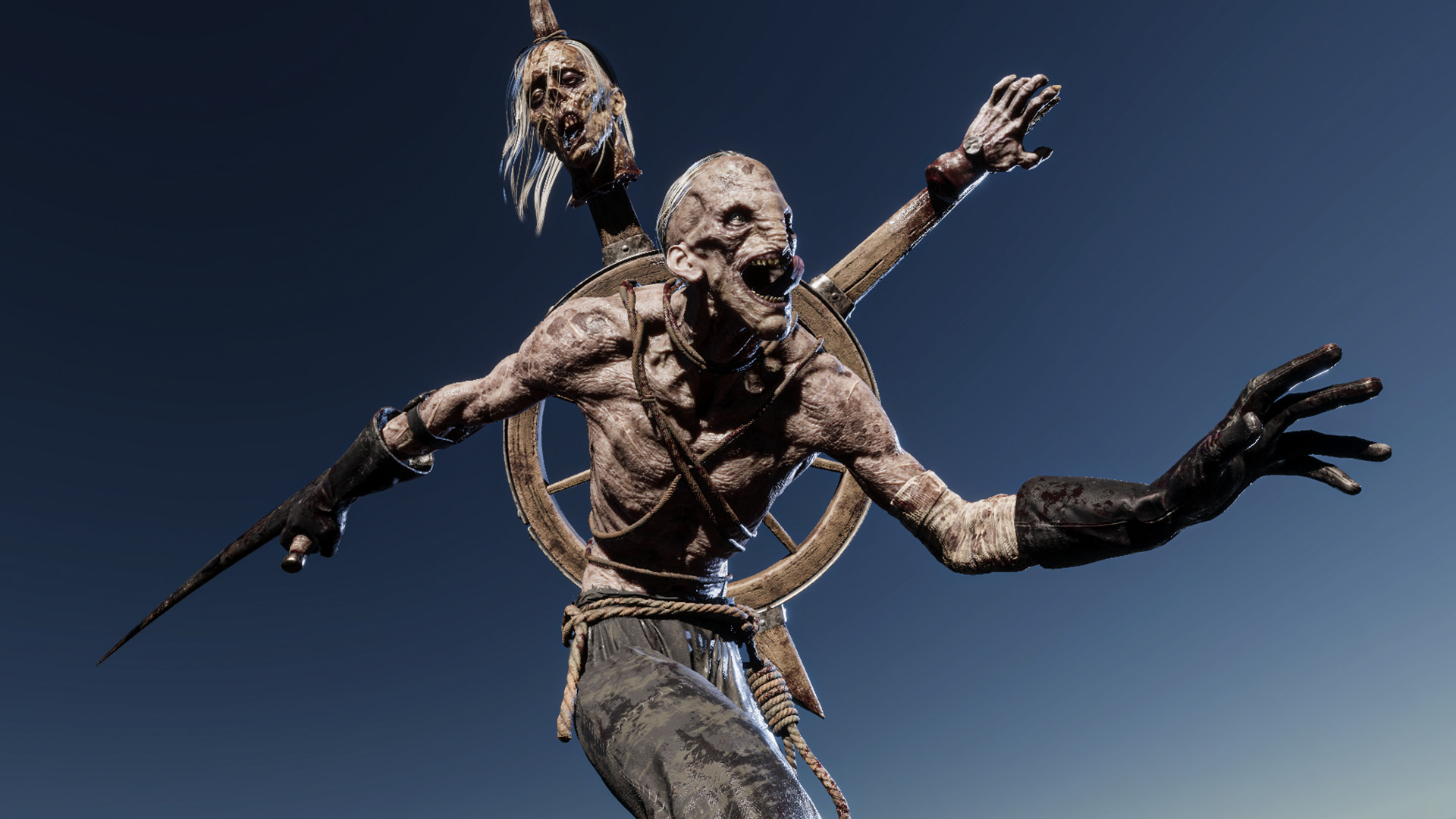 Undead Executioner - Rigged and Animated Low-poly 3D model_20