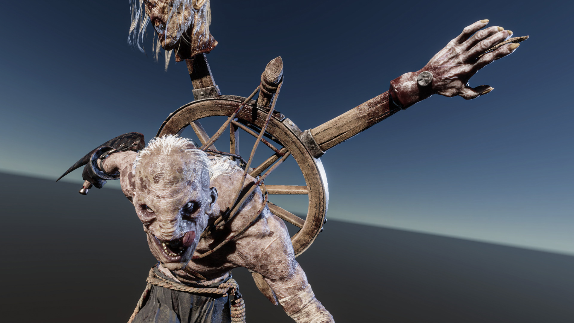 Undead Executioner - Rigged and Animated Low-poly 3D model_21