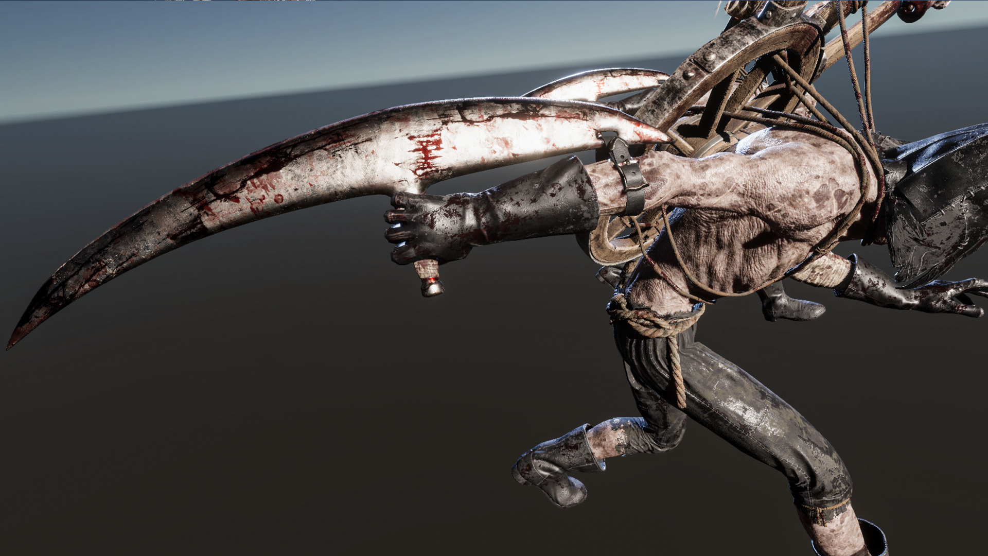 Undead Executioner - Rigged and Animated Low-poly 3D model_23