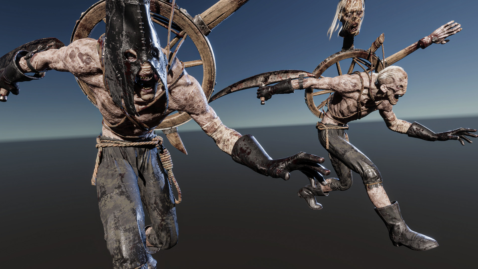 Undead Executioner - Rigged and Animated Low-poly 3D model_18