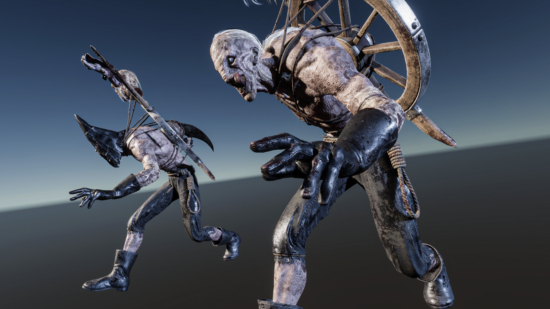 Undead Executioner - Rigged and Animated Low-poly 3D model_19