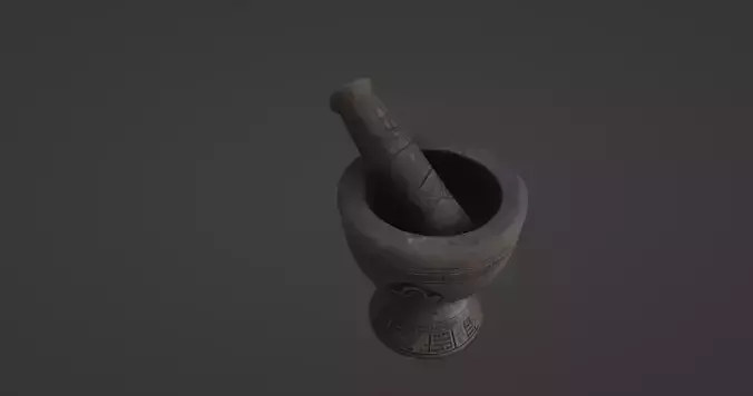 Ancient Alchemists Mortar and Pestle