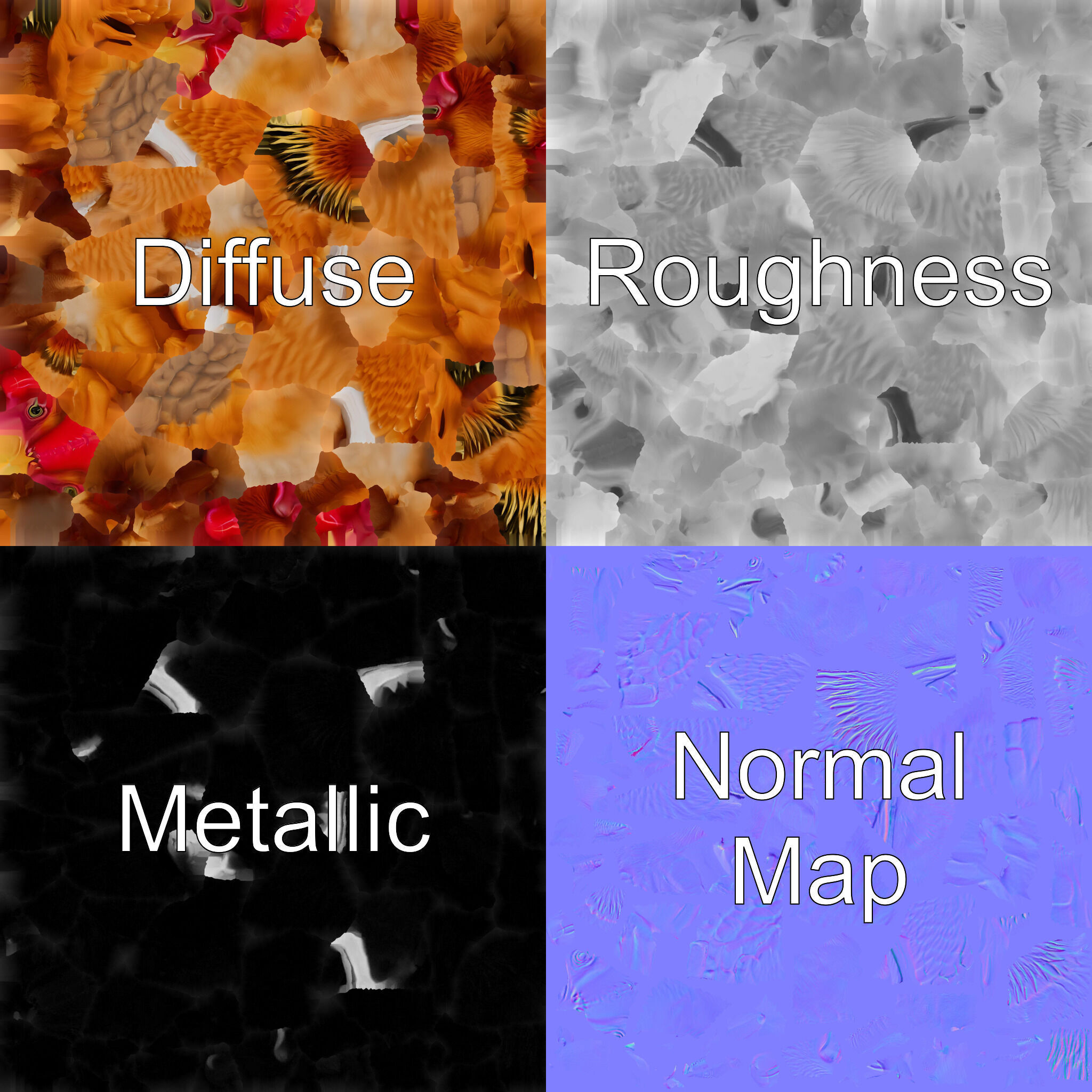 Detailed Chicken with Red Comb model pack Low-poly 3D model_1