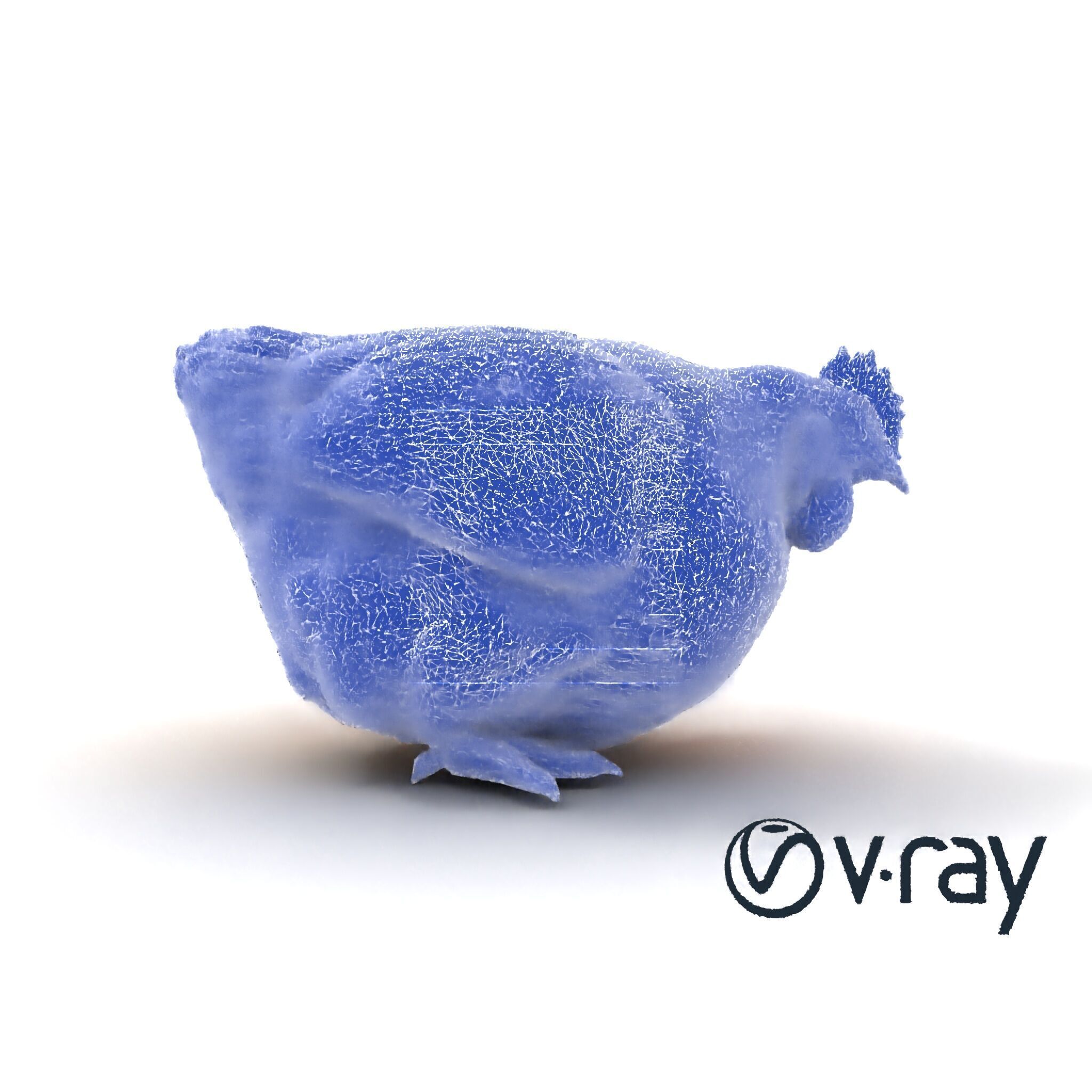 Detailed Chicken with Red Comb model pack Low-poly 3D model_28