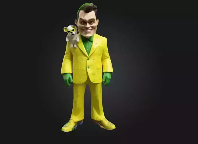  The Mask Stylized 3D Printable Caricature Figure
