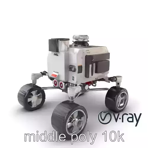 NASA Mars InSight Lander Detailed model pack Low-poly 3D model