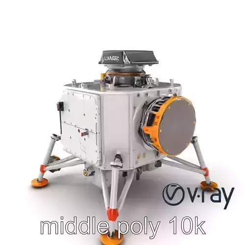 Mars Odyssey Orbiter Model Pack Low-poly 3D model