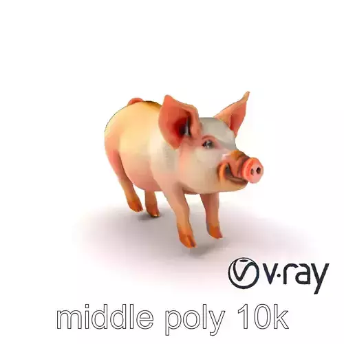Pastoral Sheep Fluffy Grazing Stance model pack Low-poly 3D model