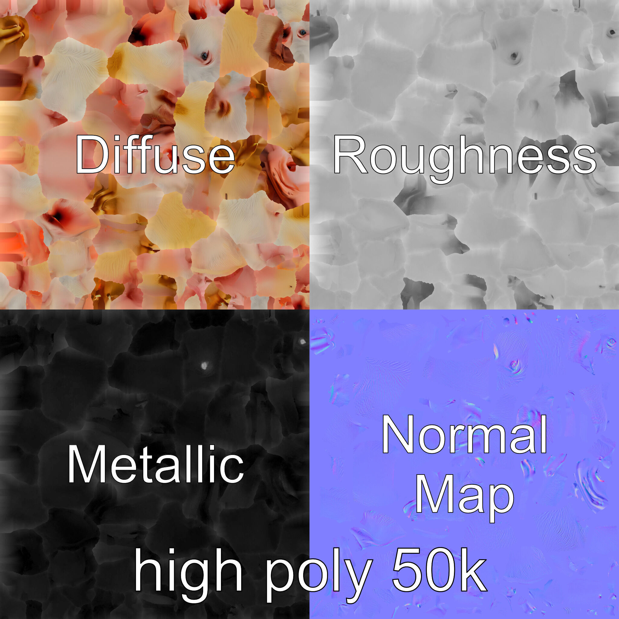 Pastoral Sheep Fluffy Grazing Stance model pack Low-poly 3D model_1