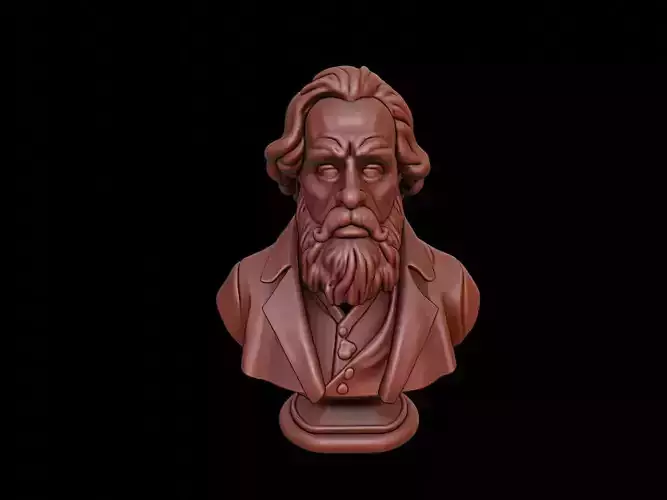 Johannes Kepler Bust 3D print model