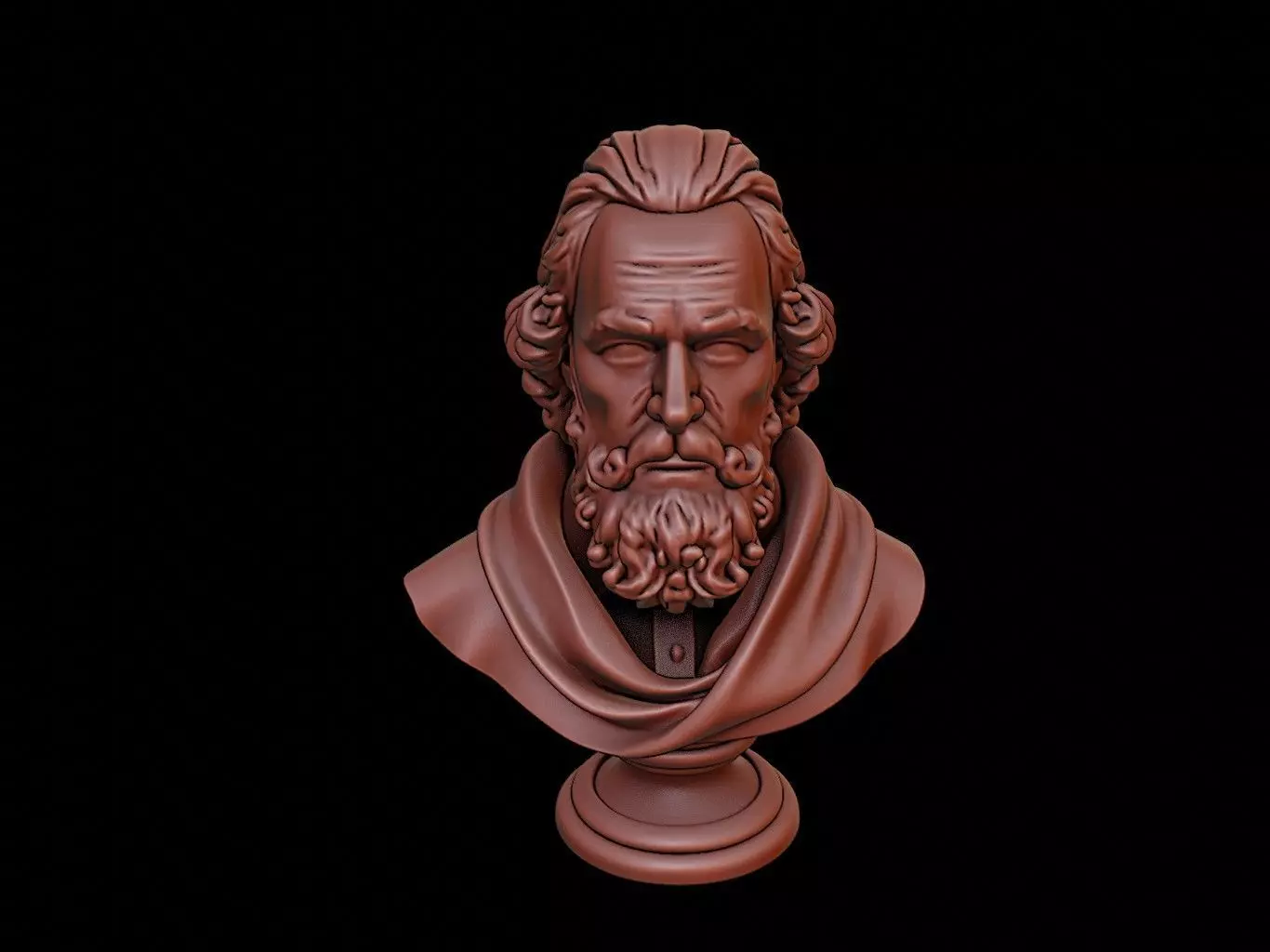 Johannes Kepler Bust 3D print model