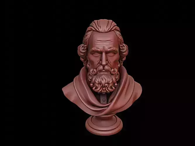 Johannes Kepler Bust 3D print model