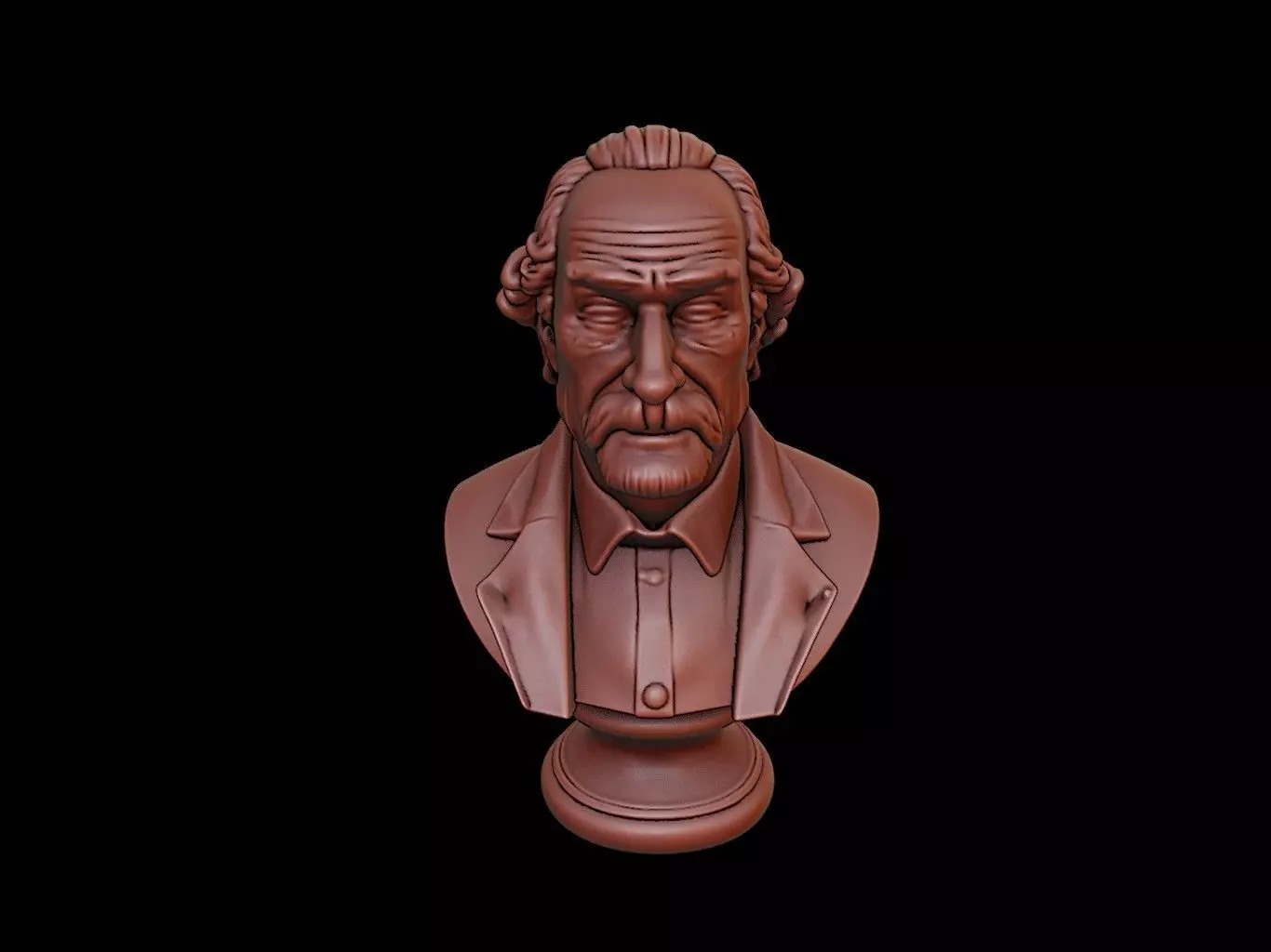 John Locke Bust 3D print model