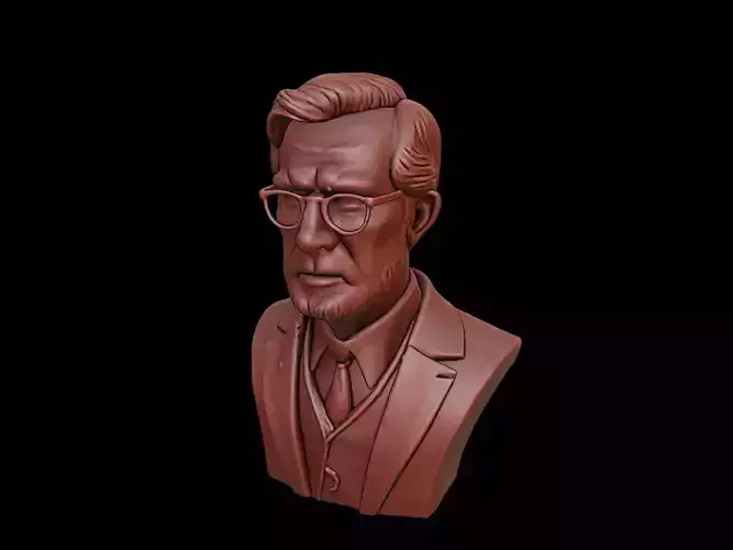 John Rawls Bust 3D print model