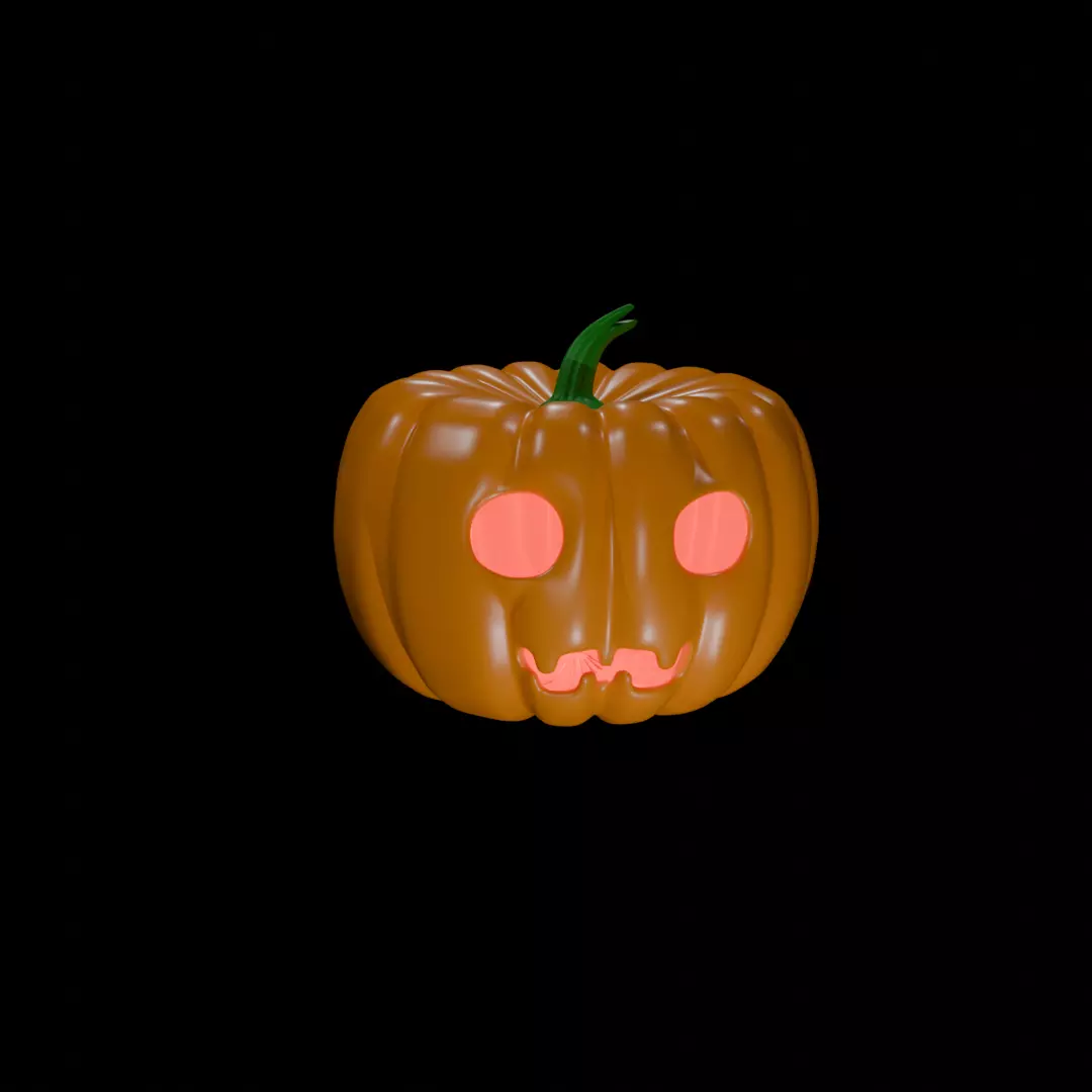 Halloween Pumpkin For Decoration 3D model_0