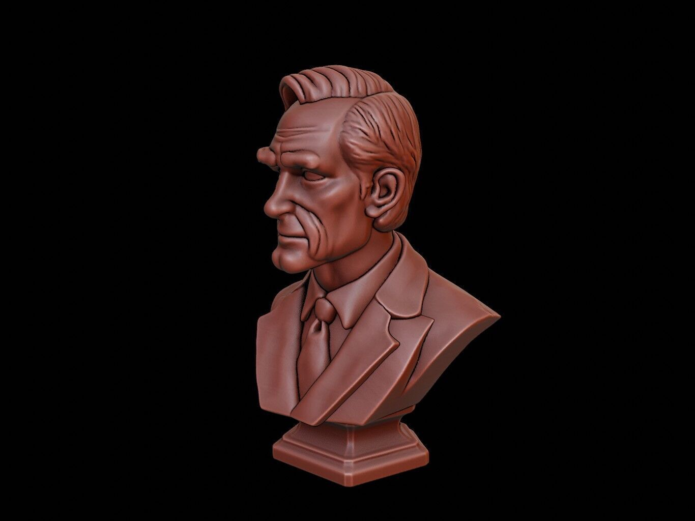 John Rawls Bust 3D print model_1
