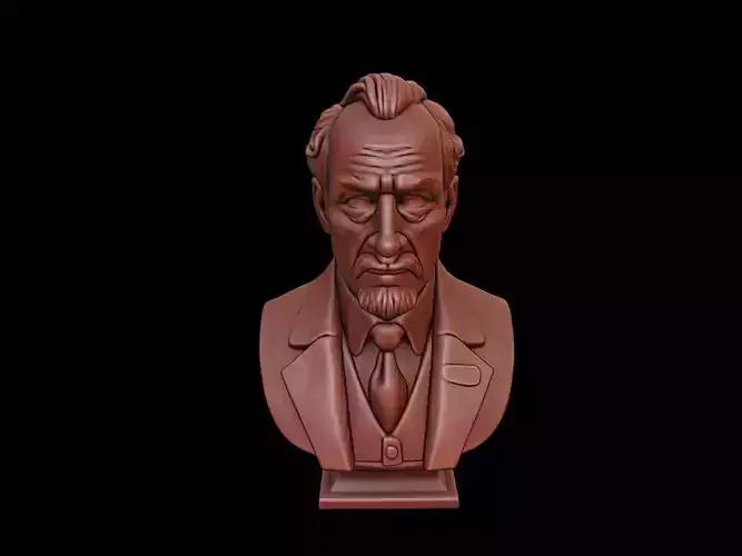 John Stuart Mill Bust 3D print model
