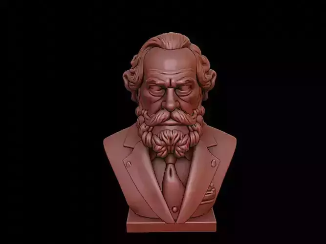 Karl Marx Bust 3D print model