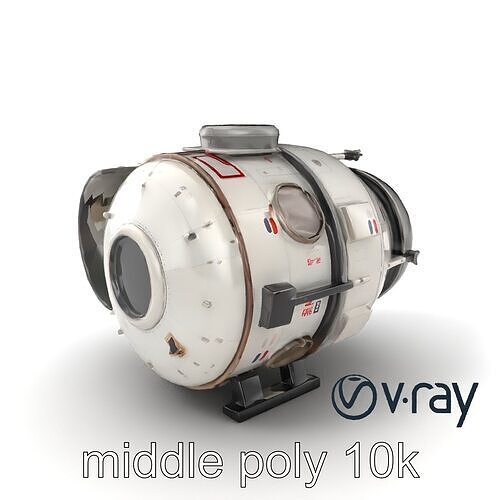 Soyuz Spacecraft Vostok Capsule model pack Low-poly 3D model