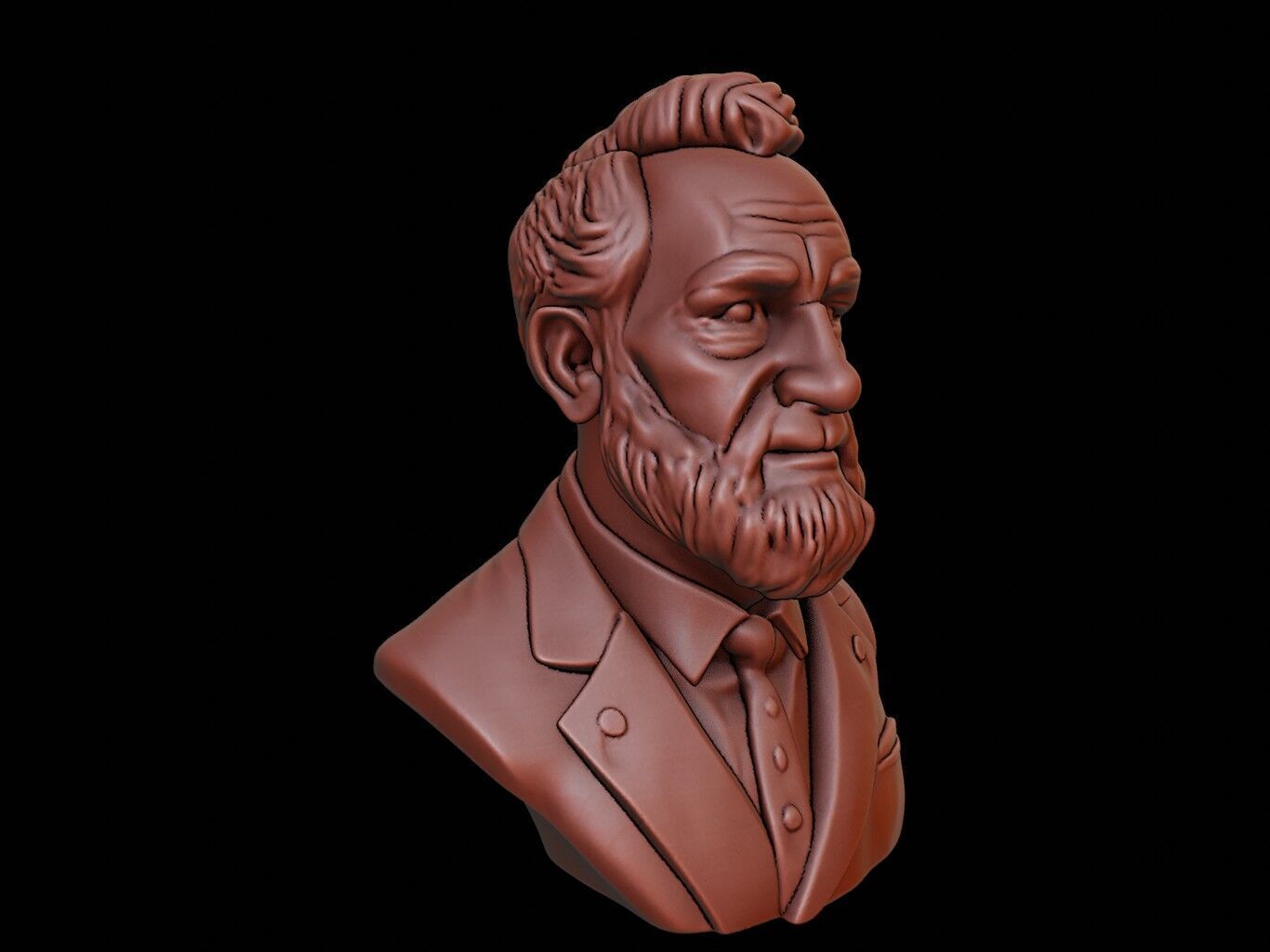 Karl Popper Bust 3D print model_2