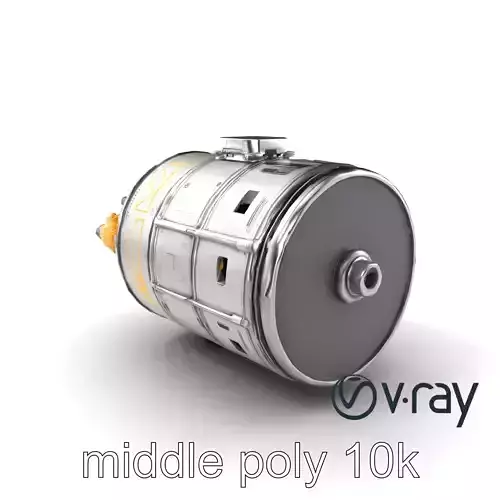 Galileo NASA Probe Spacecraft model pack Low-poly 3D model