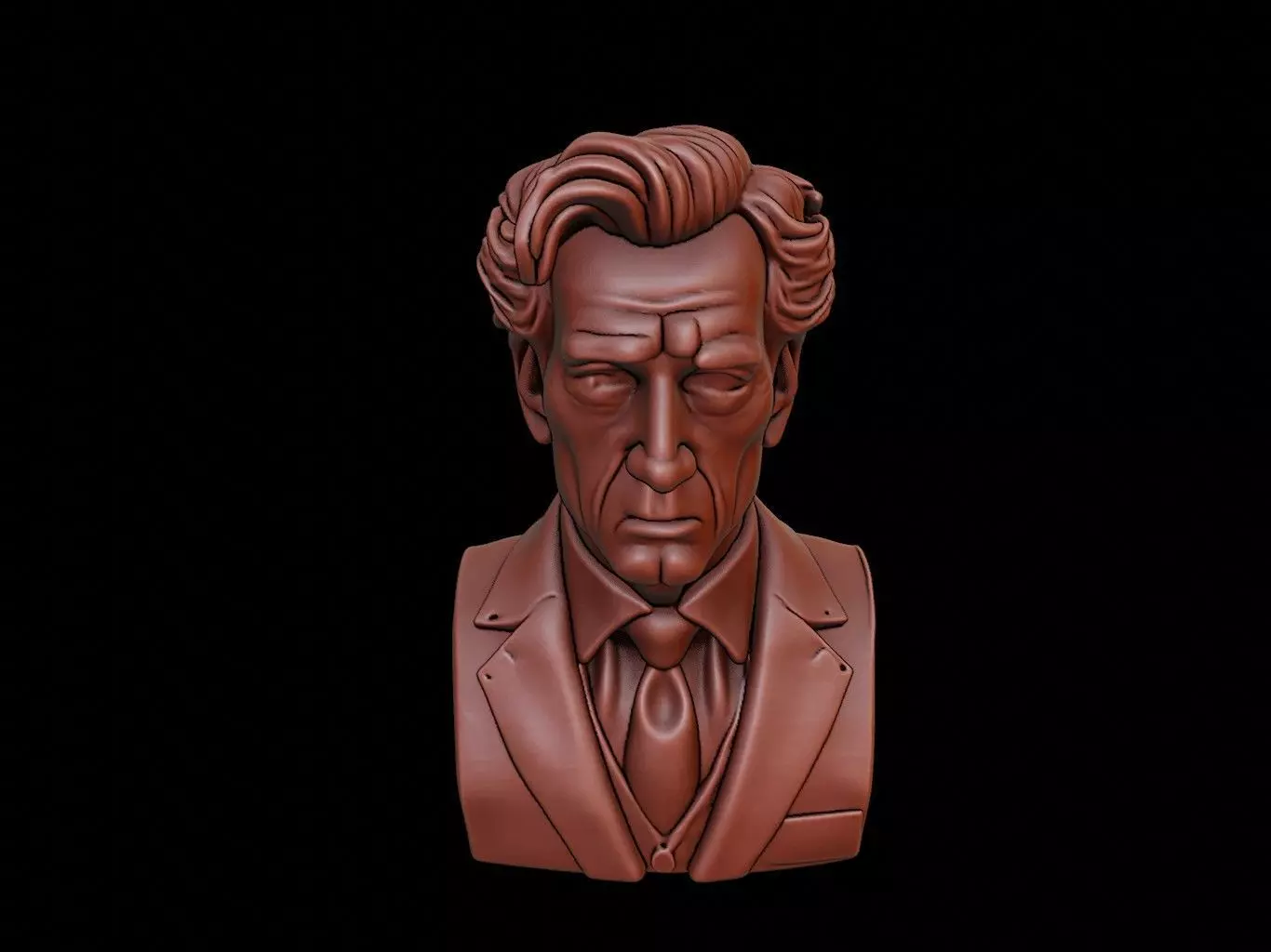 Ludwig Wittgenstein Bust 3D print model