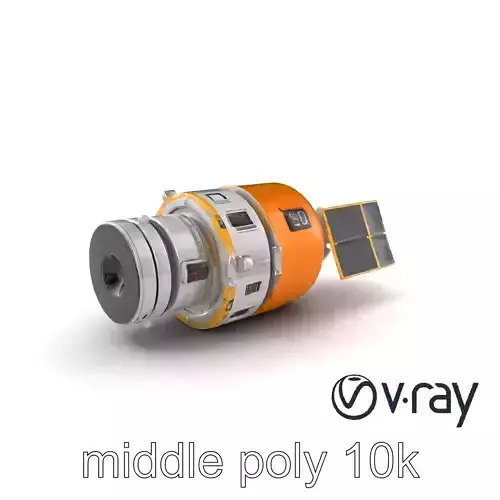 Pioneer 10 Space Probe Detailed Model Pack Low-poly 3D model