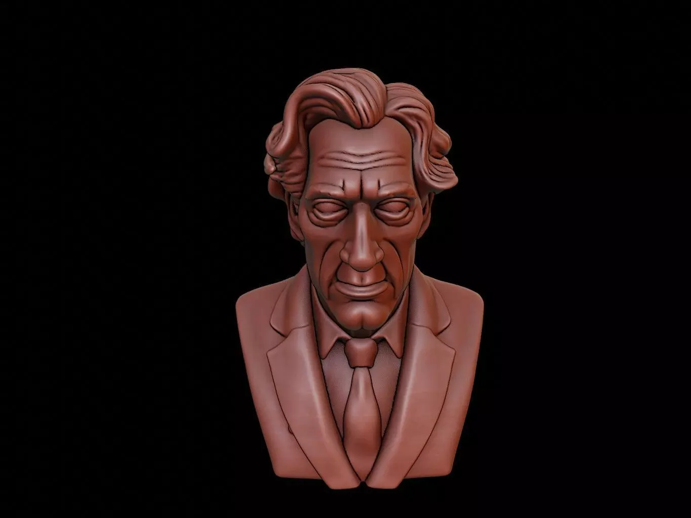 Ludwig Wittgenstein Bust 3D print model_0