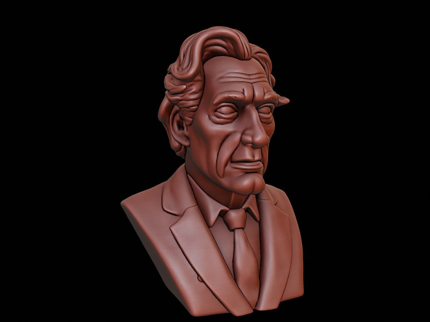 Ludwig Wittgenstein Bust 3D print model_2