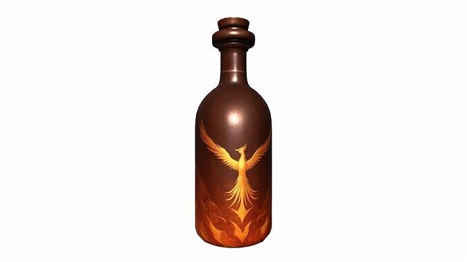 3d Berserker Rage Brew Potion  3D model