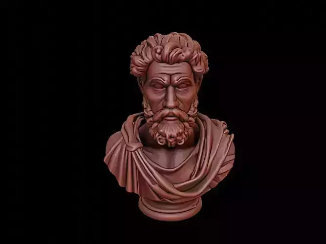 Marcus Aurelius Bust 3D print model