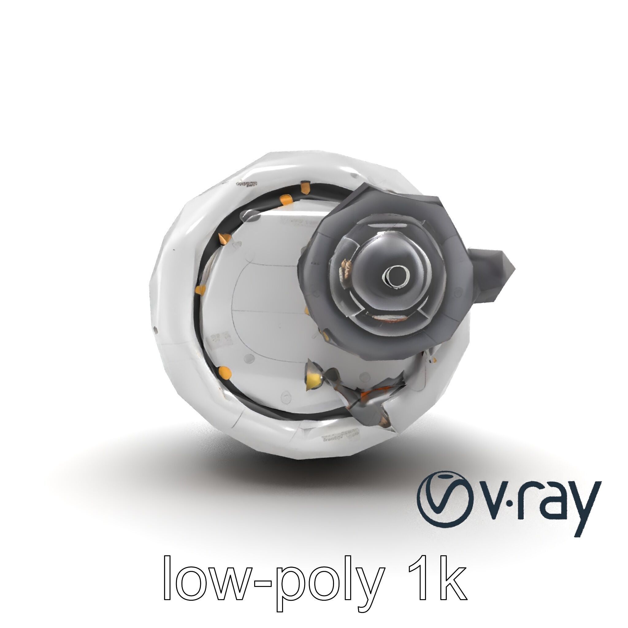 Cassini-Huygens Space Probe Detailed Model Pack Low-poly 3D model_31