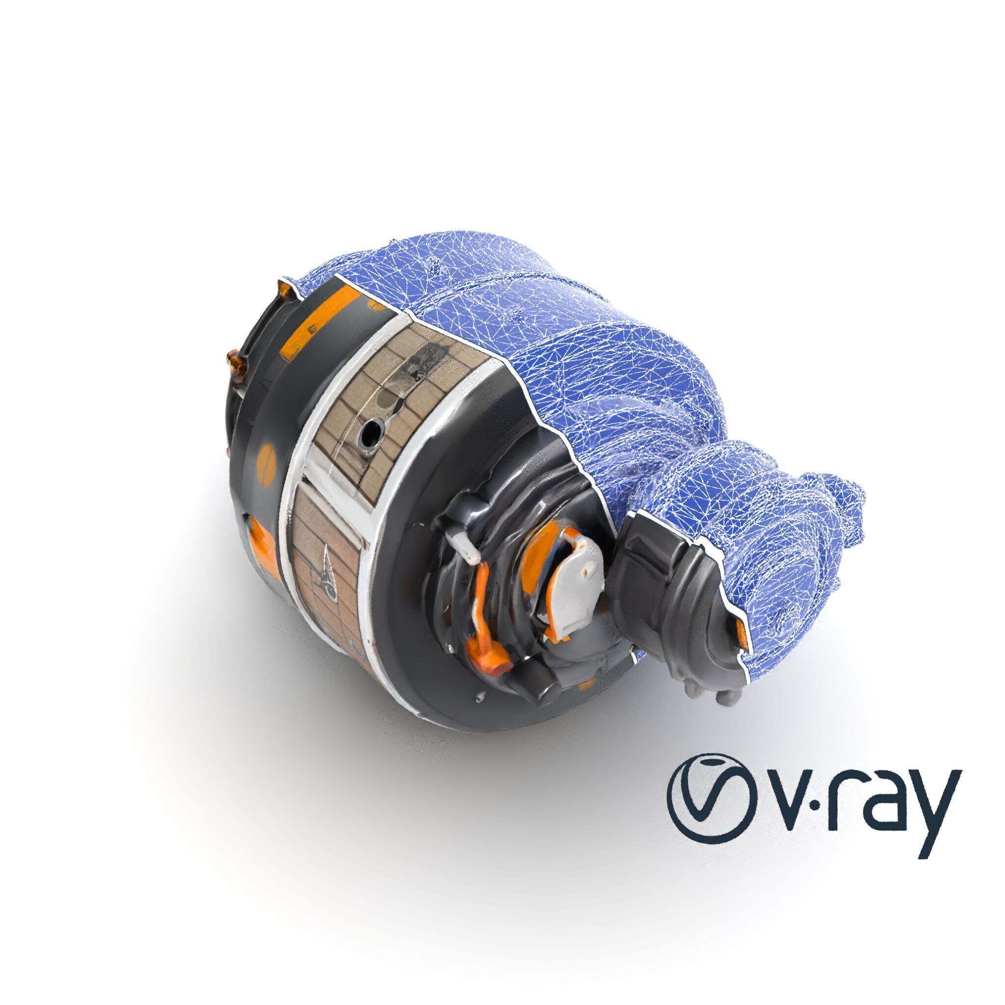 Cassini-Huygens Space Probe Detailed Model Pack Low-poly 3D model_29