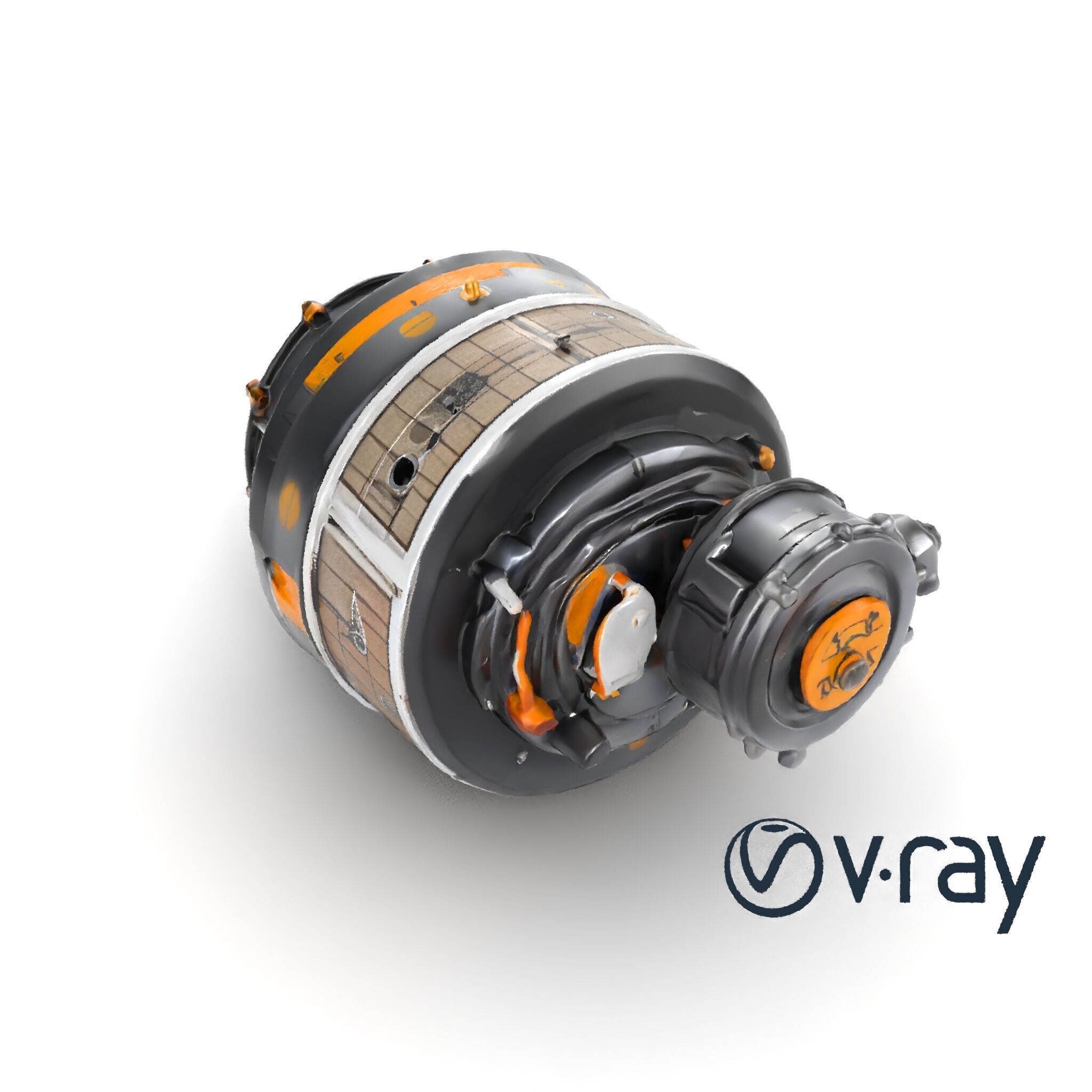 Cassini-Huygens Space Probe Detailed Model Pack Low-poly 3D model_20