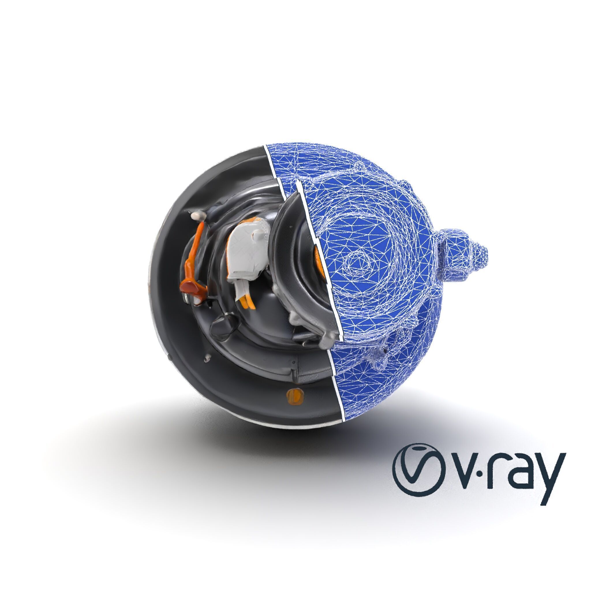 Cassini-Huygens Space Probe Detailed Model Pack Low-poly 3D model_21