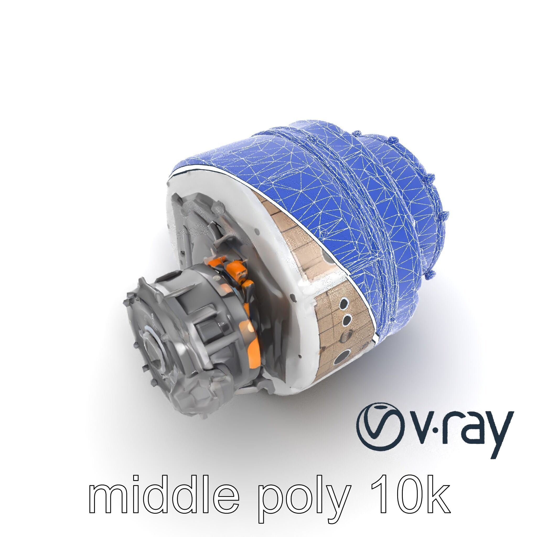 Cassini-Huygens Space Probe Detailed Model Pack Low-poly 3D model_14