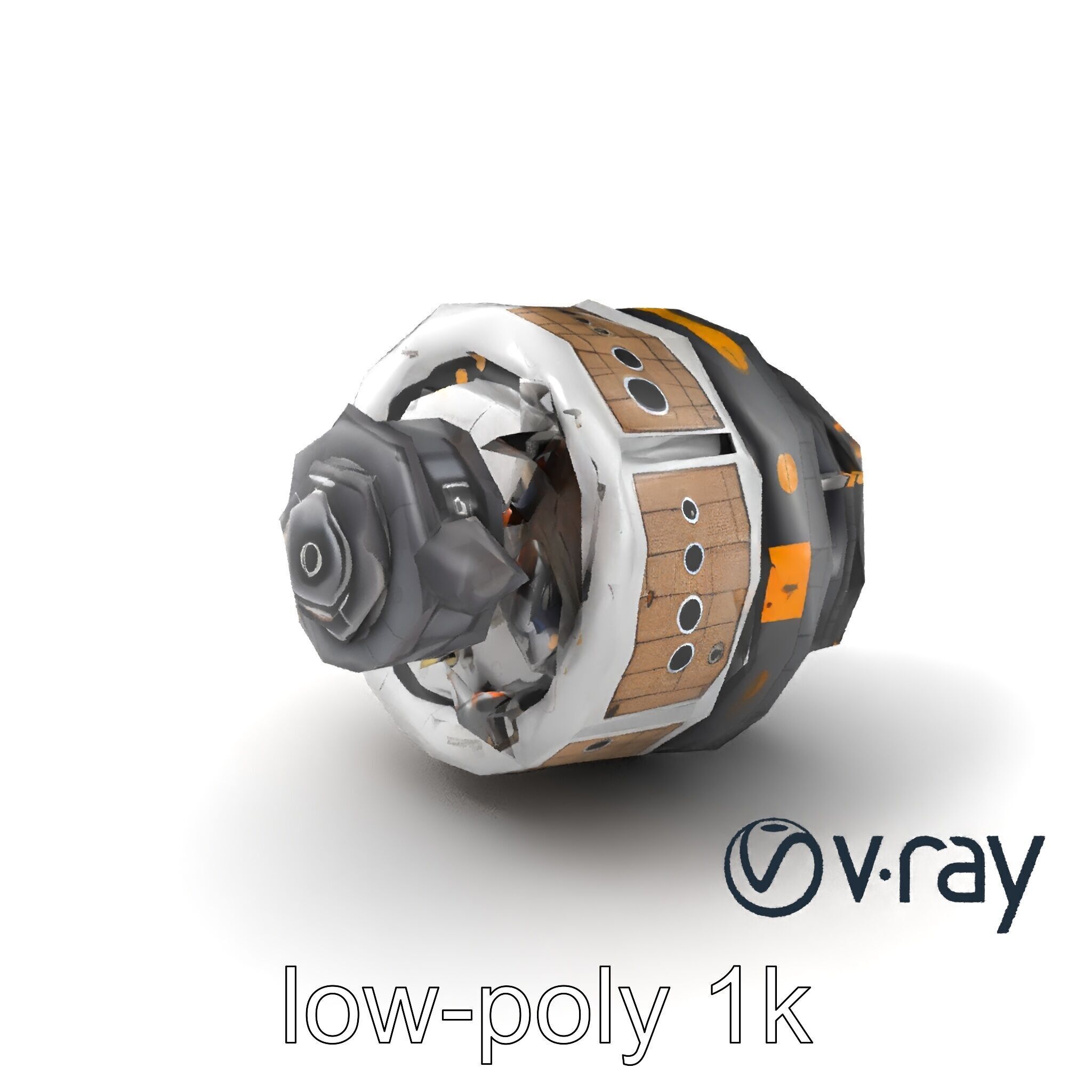 Cassini-Huygens Space Probe Detailed Model Pack Low-poly 3D model_2