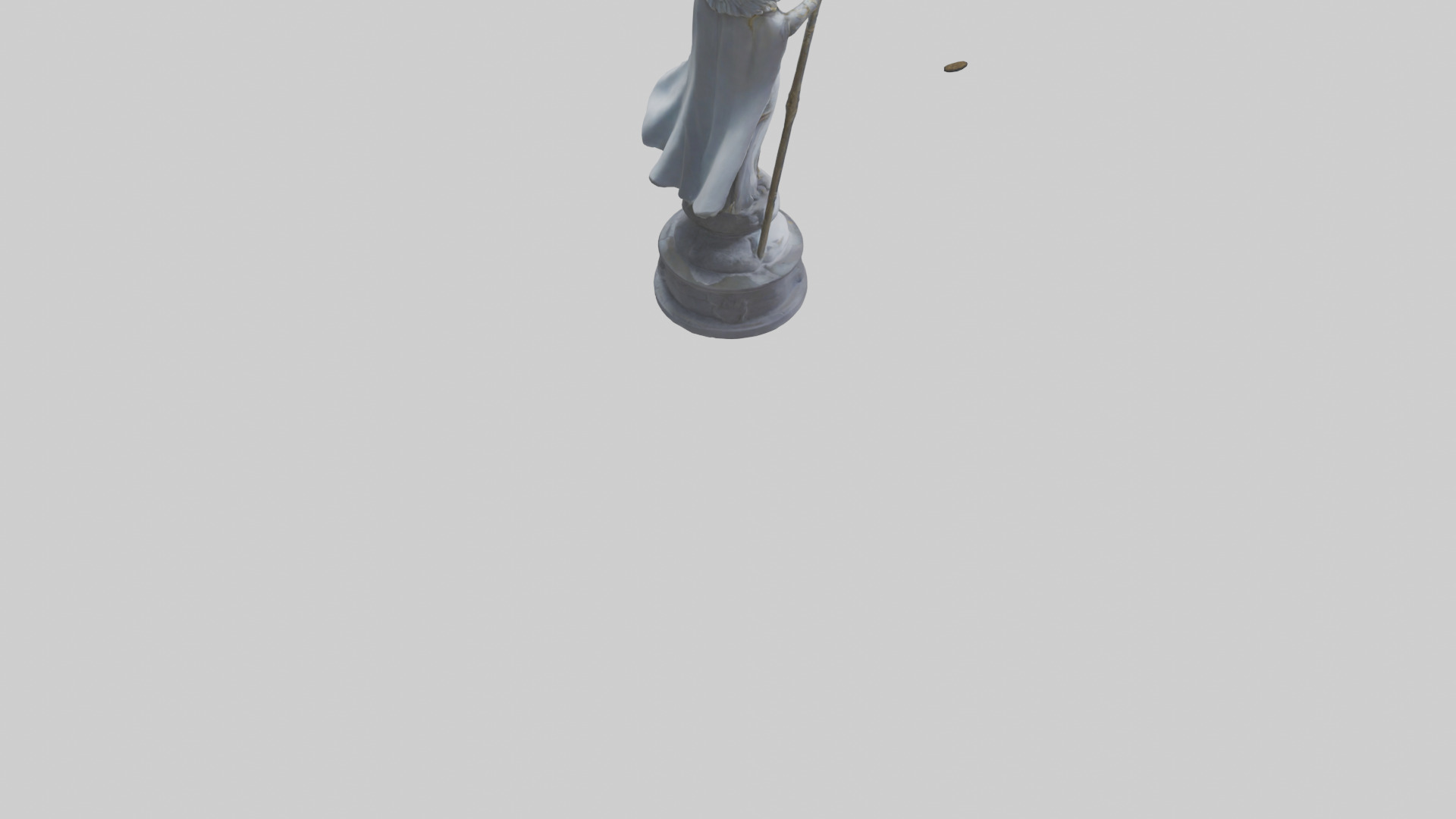 Lightbringer statue model Low-poly 3D model_4